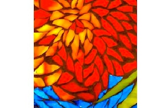 Fall Leaves in Glass Mosaics